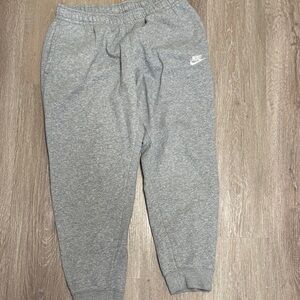 Nike Kids Gray Logo Fleece Joggers
